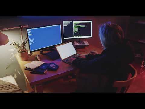 Girl Coding Stock || Copyright Free || FST Service
