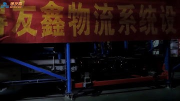 Automated storage and retrieval system (AS/RS) 4 Way Radio Shuttle Racking by Deyouxin.