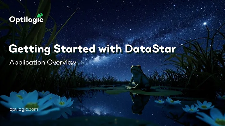 Getting Started with DataStar: Application Overview