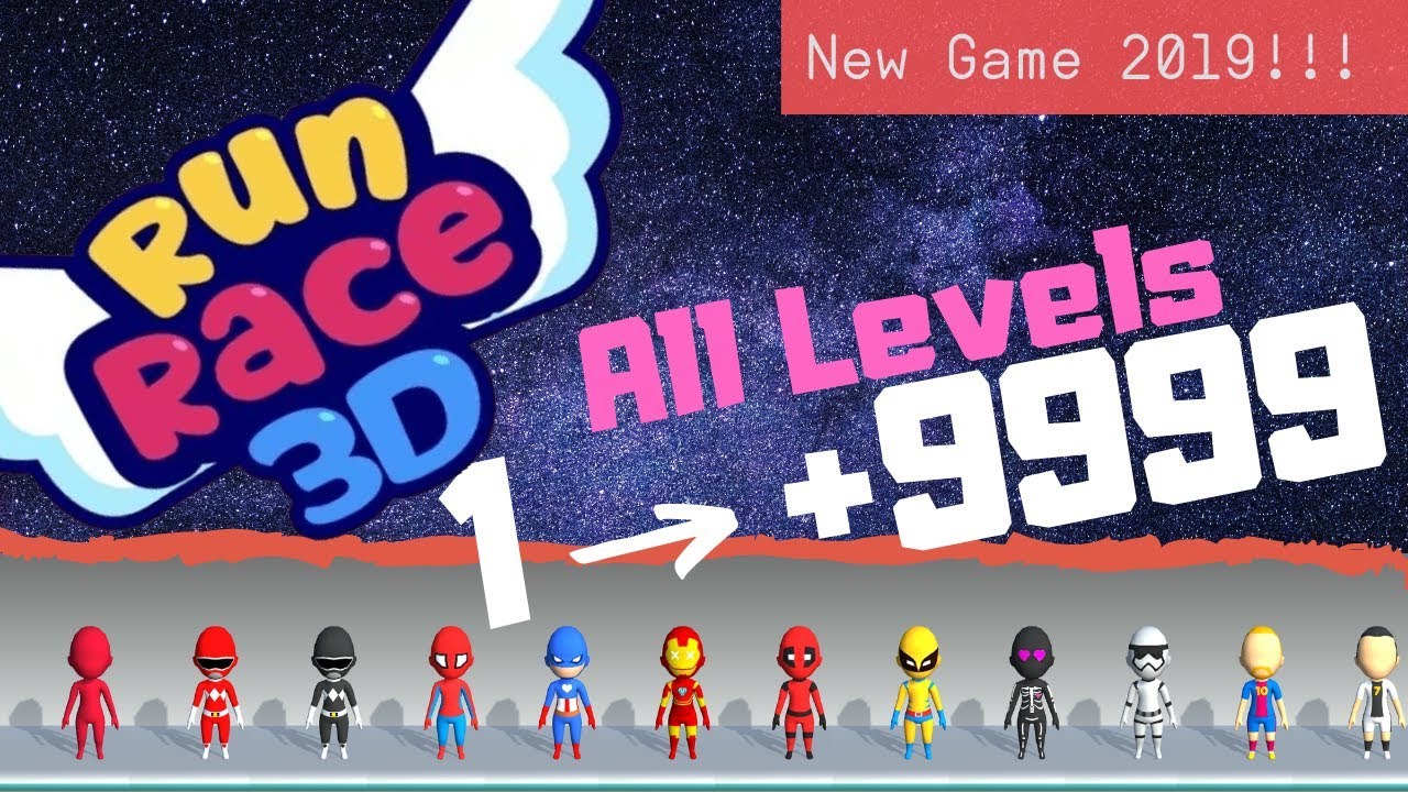 RUN RACE 3D 🏆 GAMEPLAY ANDROID ALL LEVELS 🏆( 1 - 10 LVL ) #1