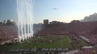 Pre Game B-2 Stealth Bomber Flyover Penn State vs USC 2009 Rose Bowl