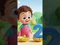 Number songs | Learn Numbers 1 to 4 | Nursery rhymes #babysongs #childrensongs #kidsentertainment