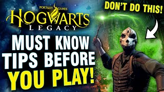 Hogwarts Legacy - Must Know Beginner Tips BEFORE You Play!