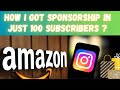 How I got Sponsored at just 100 Subscribers : Get Free Products | Pro Marketing Secrets
