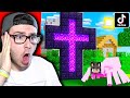 PROVO I TIK TOK DELLA RAGAZZA SU MINECRAFT *REAZIONE*