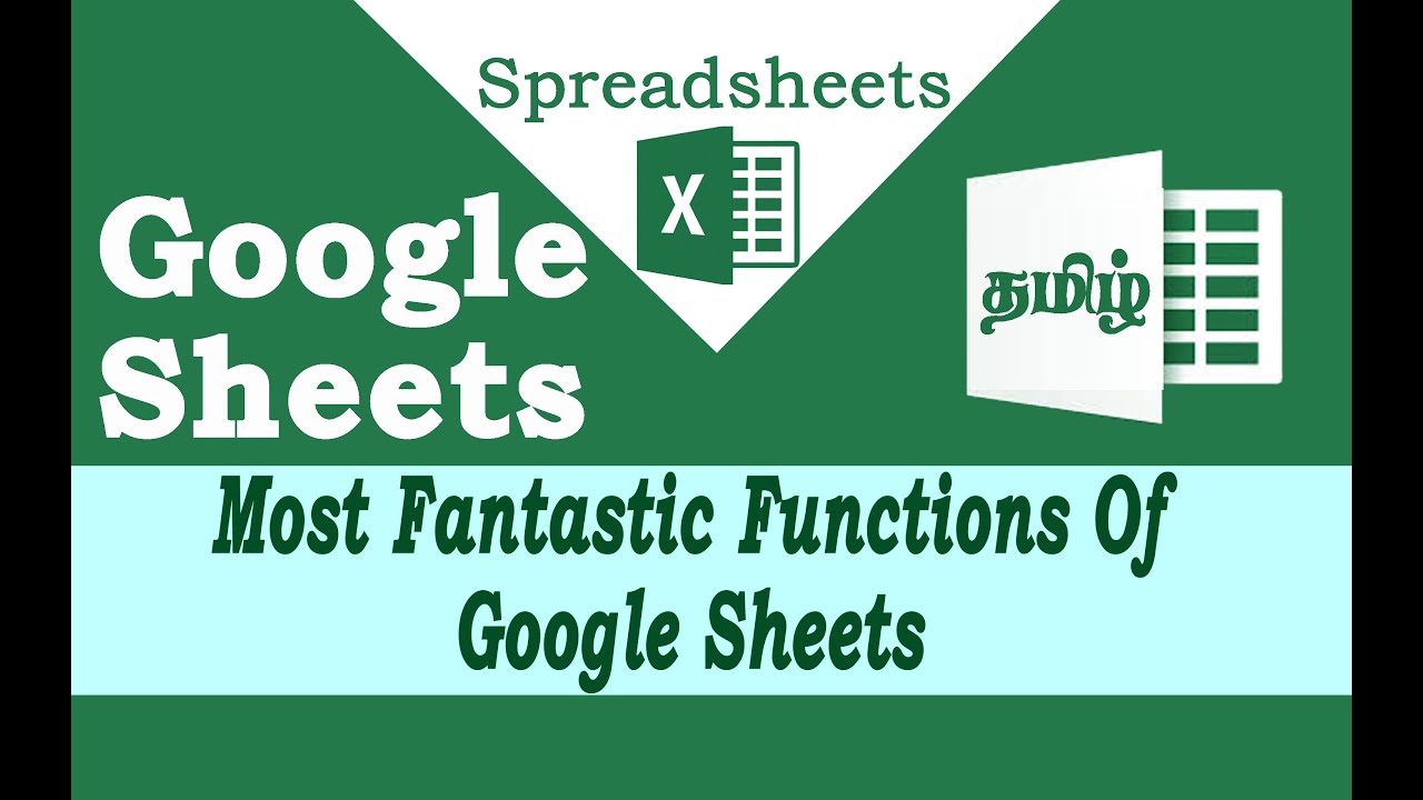 Google Spreadsheets Most Fantastic Functions Missing In Excel - YouTube