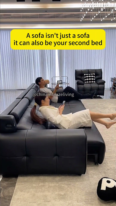 Electric adjustment of recline angle, more comfortable for relaxation.​#furniture#sofa #chair#table