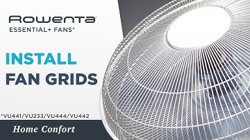 How to install fan grids? | Essential+ | Rowenta