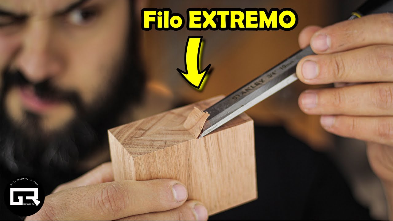 La MEJOR Manera de AFILAR FORMONES a MANO