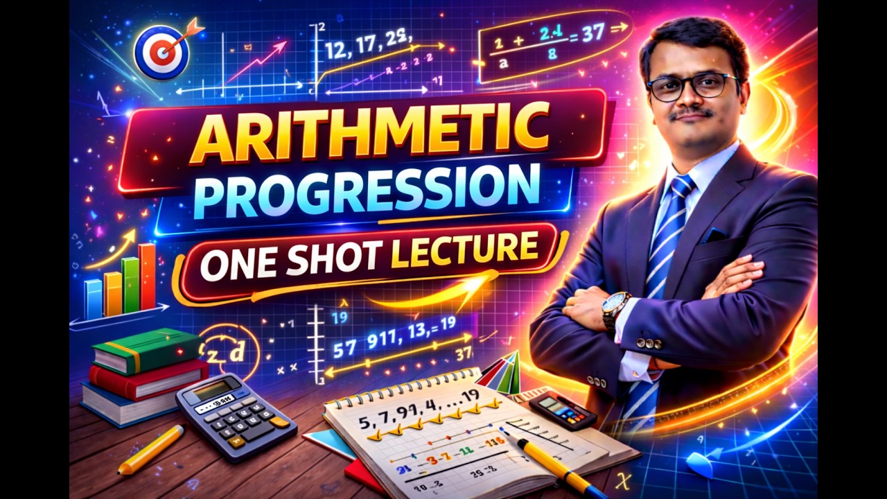 Arithmetic Progression One Shot Lecture | Class 10 Maths | SSC & CBSE Board 2026