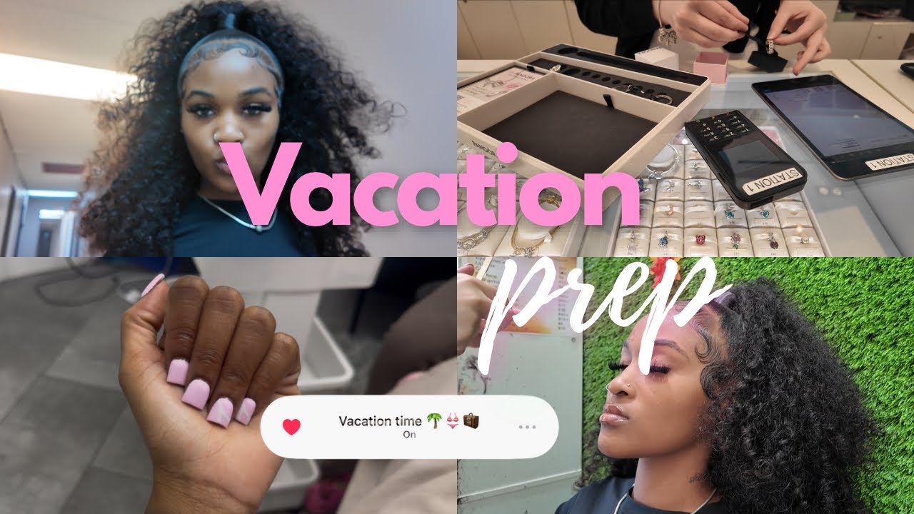 ПОДГОТОВКА К ОТПУСКУ 🌴💕🧳: *очень реалистично* Занятые утренние дела￼, волосы, ногти, ресницы, бег...