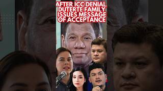After Icc Denial, Duterte Family Issues Message Of Acceptance