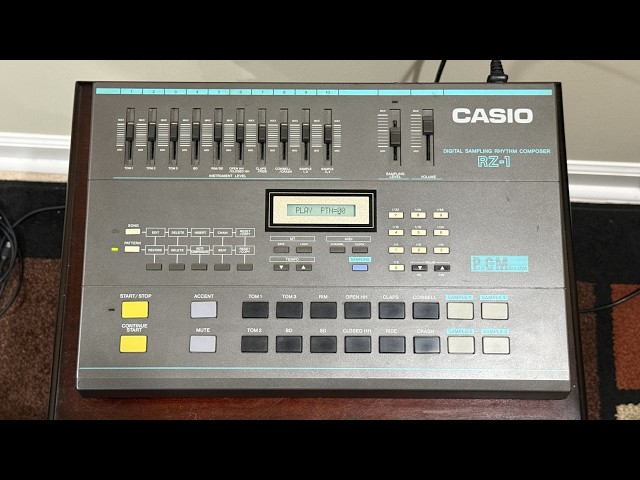 Casio RZ-1 - the 60 classic factory patterns - YouTube