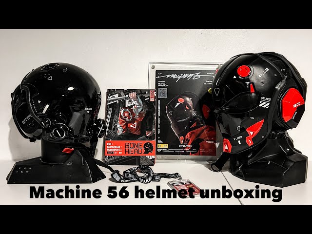 Unboxing machine 56 - MKX-G2/RF02/FIN helmet ! - YouTube