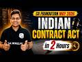 CA Foundation Business Laws | Indian Contract Act in 2 Hours | May 2026 | CA Nikesh Agrawal