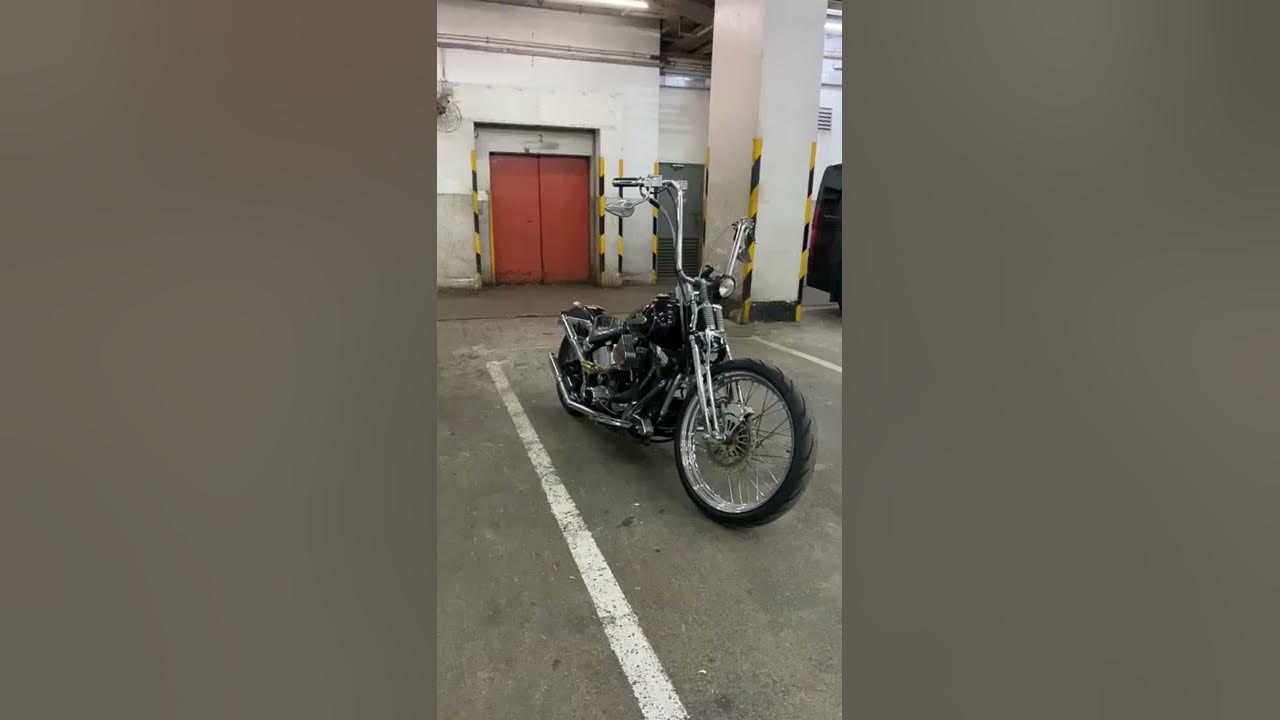 Kick Start harley davidson softail evolution 1991 YouTube