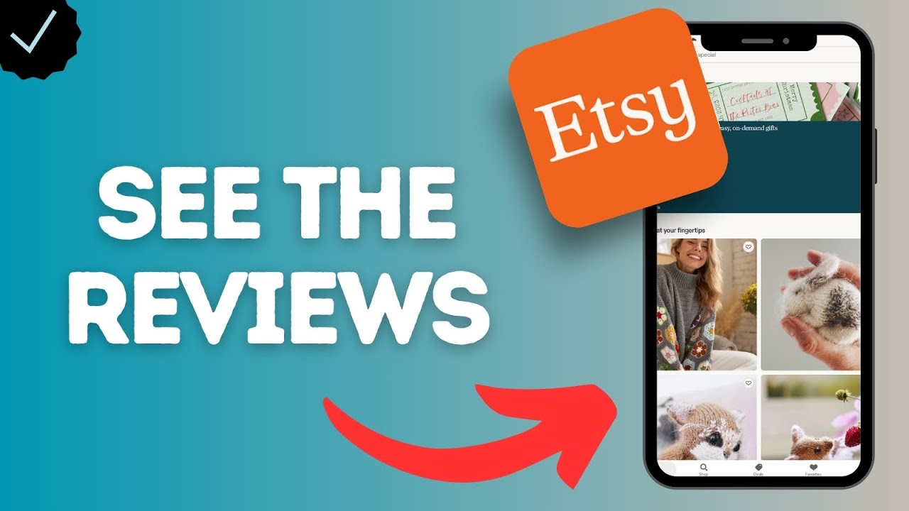 Как посмотреть отзывы о товаре в приложении Etsy (прочитать отзывы и оценки покупателей перед пок...