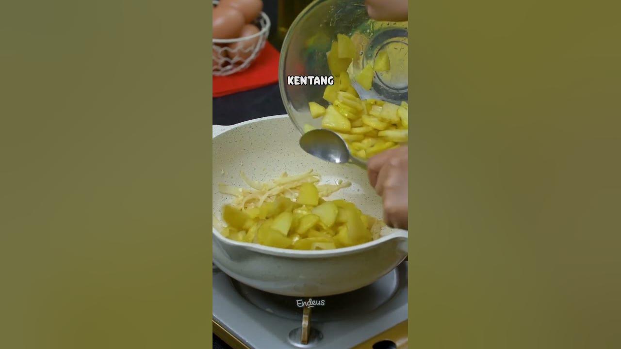 Kreasi kentang oseng kecap paling enak dimakan pakai nasi panas ❤️ #endeus #shorts #food #cooking