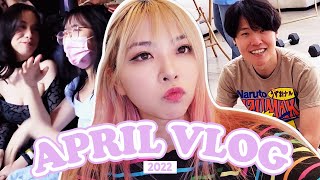 grammys party, lcs weekend & adventures with friends! | april vlog