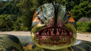Nhạc Phim Remix Rắn Hổ PIRANHACONDA Ăn Thịt Người - Liên Khúc nhạc Nonstop lồng phim quái vật.