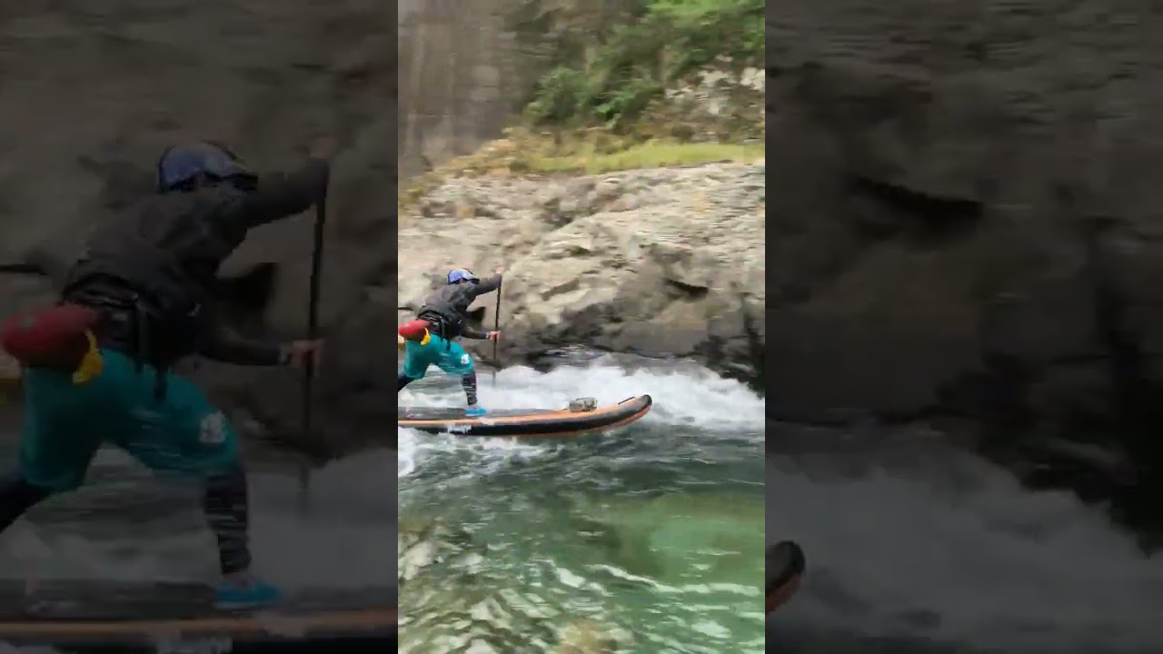 Freestyle river SUP ~Side hits BS360~