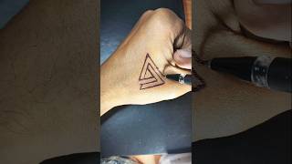 Triangle Tattoo Design ll #shorts #art #viral #tattoo #artist @ankitopart3226