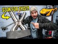 How to make a 30000 titanium exhaust for a 2000000 flooded mclaren p1 from scratch