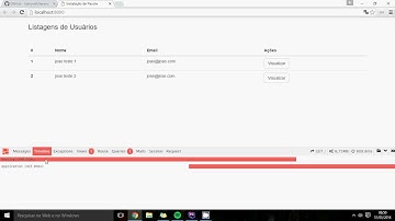 Laravel 5.2 - Instalando o Debugbar,  pacote barryvdh/laravel-debugbar