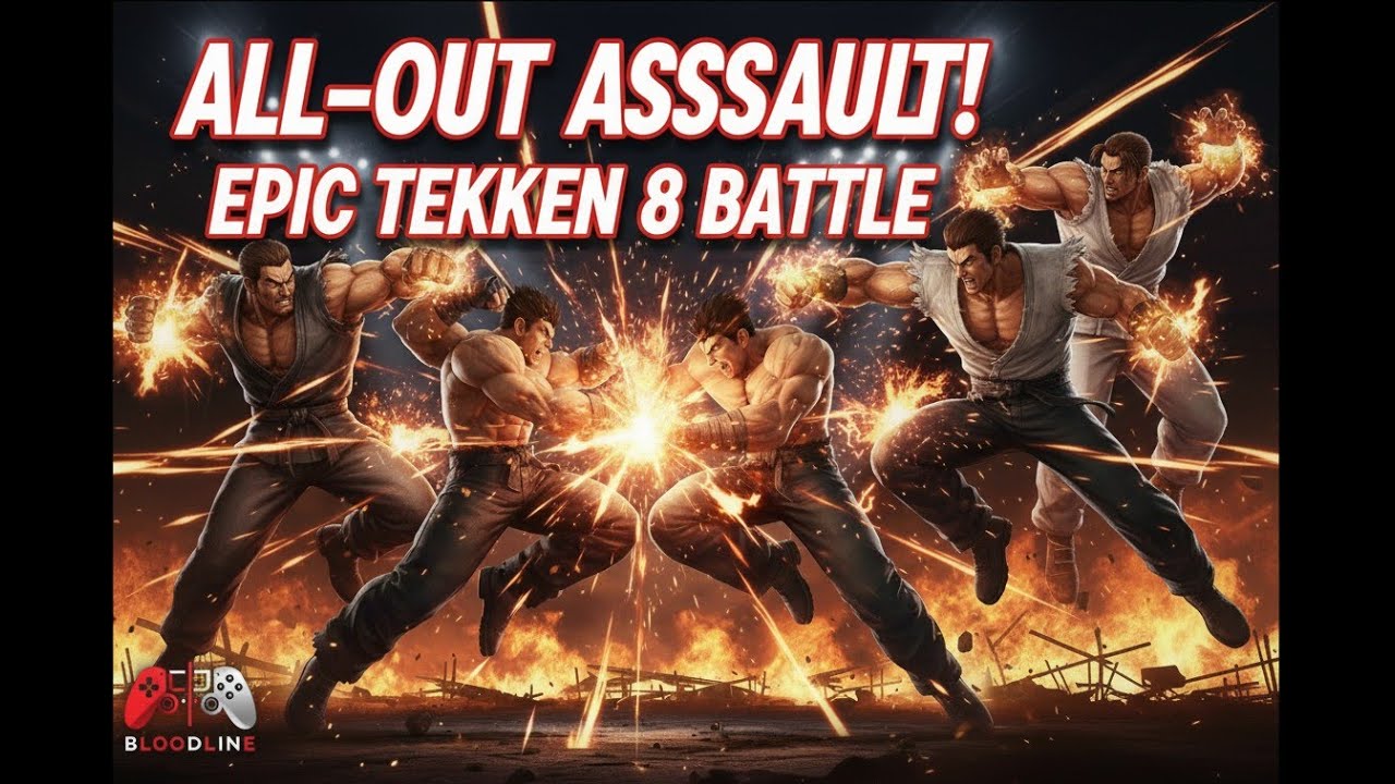Tekken 8 Chapter 10 – All-Out Assault 🔥 Epic Fights & Brutal Combos!