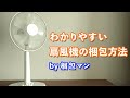 扇風機の梱包方法