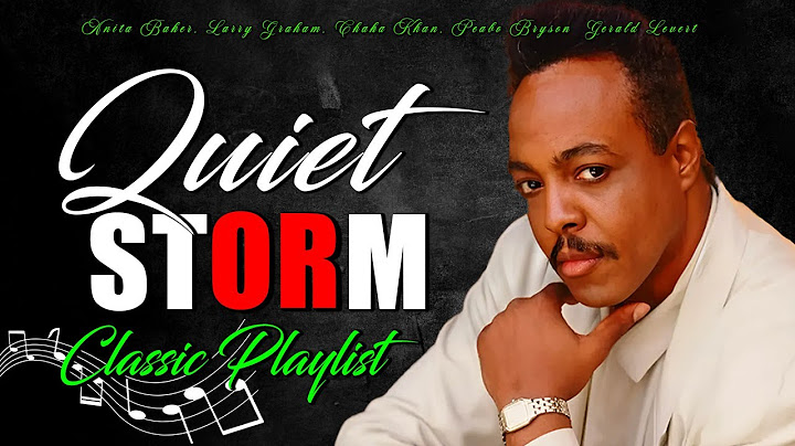 QUIET STORM📌GREATEST 80S 90S R&B Slow Jams Mix Anita Baker, Larry Graham, Chaka Khan, Peabo Bryson