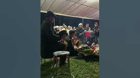 thầy tào làm nghi lễ đám tang tại lương năng văn quan lạng sơn