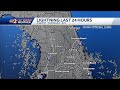 More storms expected in Central Florida on Tuesday after 13K lightning strikes, tornado on Monday