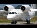 RARE! Antonov AN- 74 RA-74006 Take-Off at Bern Airport