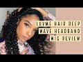 LuvME Hair Deep Wave Headband Wig Review