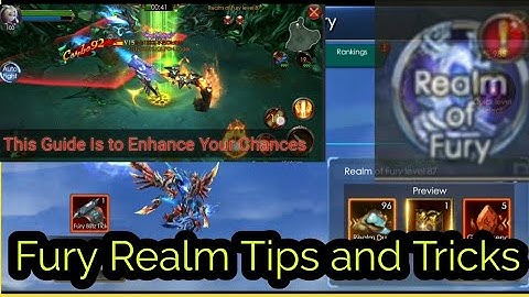 GUIDE FOR FURY REALM [TIPS AND TRICKS] - LEGACY OF DISCORD - DIABLO666