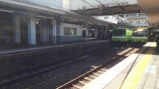 JR西日本天王寺駅で201系普通王寺行き発車シーン（2020年3月25日水曜日）携帯電話で撮影