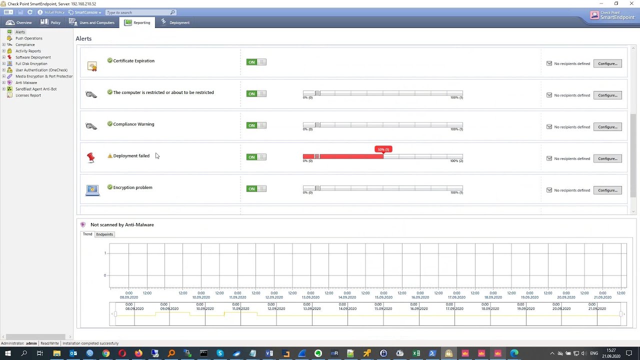 Smartendpoint Проверка работы Check Point SmartEndpoint - Подключение песочницы - YouTube