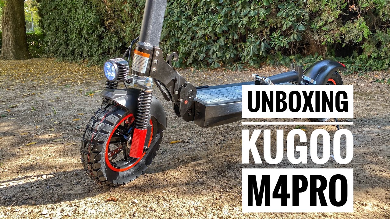 Unboxing et présentation de la Kugoo M4 Pro (trottinette compacte