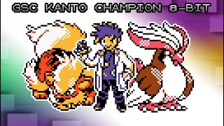 Pokémon Gold Silver and Crystal - Battle! Kanto Champion Music [8bit]
