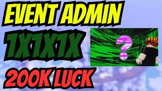 LIVE!! EVENT 200K LUCK 1X1X1X  !!- GAME ROBLOX FISH IT