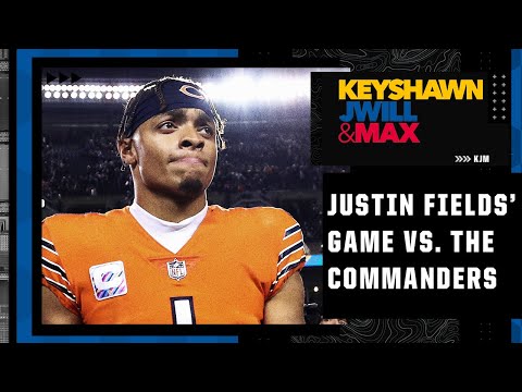 Evaluating justin fields' performance in the bears' close loss vs. The commanders | kjm