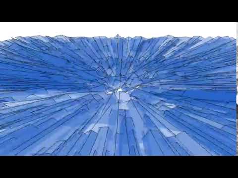 [Processing] Art #5 Circle Blue Wave