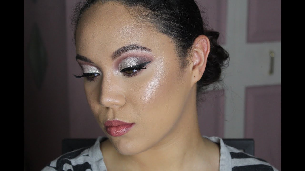 Silver CutCrease makeup tutorial