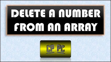 BlueJ | Input a number and remove it from the array | Transistor World