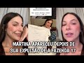 Martina Sanzi comenta sua eliminação na Fazenda 17 com humor 🤭
