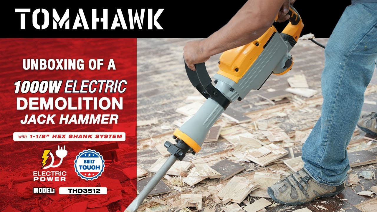 Unboxing and Start Up of a Tomahawk Electric Demolition Jack Hammer
