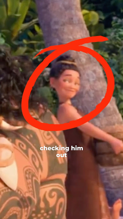 You Missed This Crazy Moment in Moana  #shorts #disney #moana