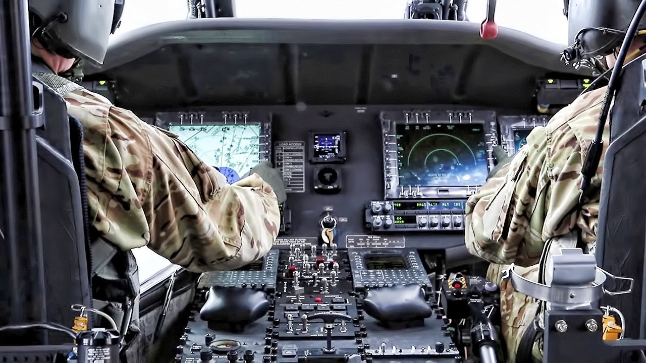 Black Hawk Helicopter Cockpit Video Uh 60m