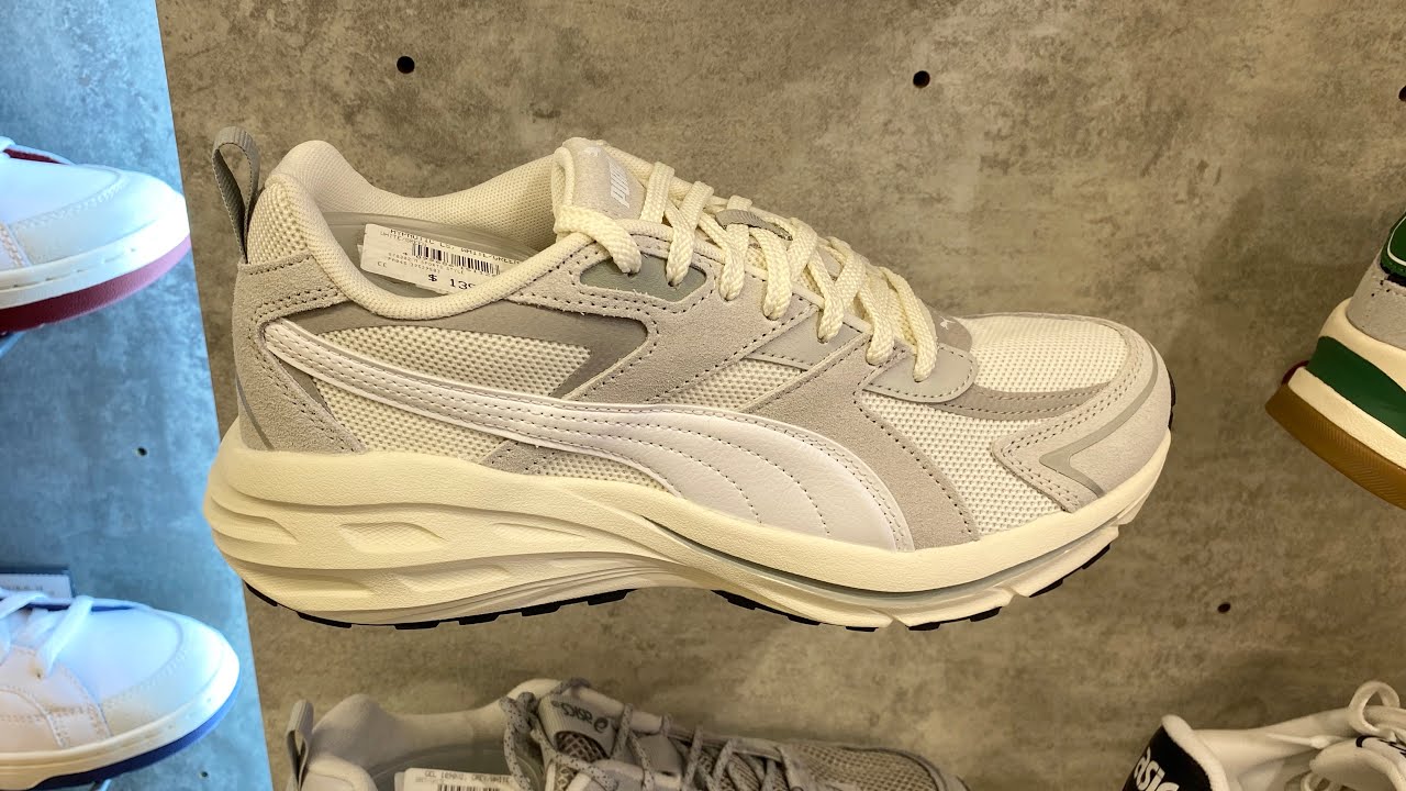 ★PUMA★ Hypnotic LS Abrupt Warm White Alpine 39766801 Puma Hypnotic LS (Warm White/White/Glacial Grey) - Style